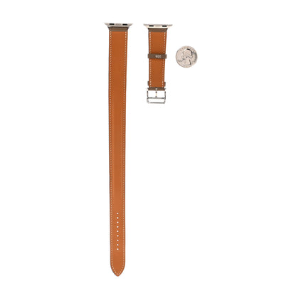 Hermes Swift 38mm Apple Watch Double Tour Band Etoupe 2 of 5
