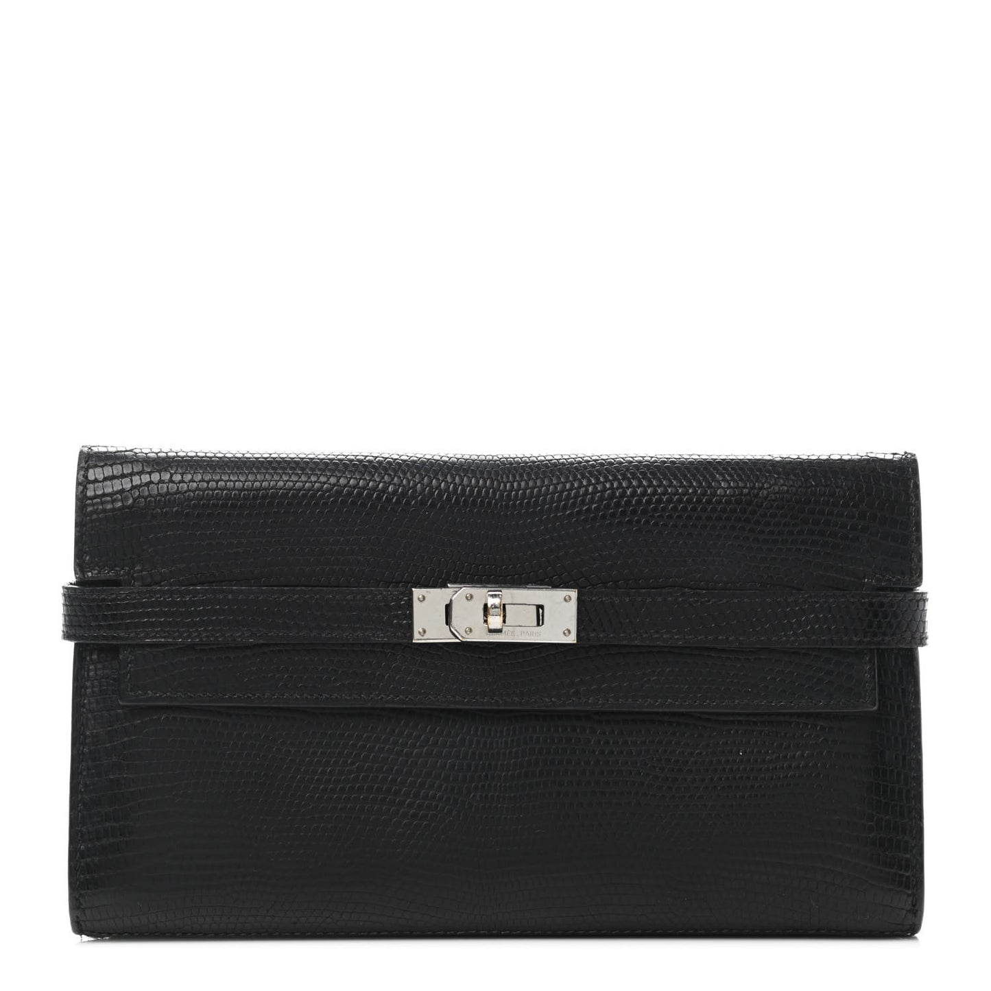 Lizard Kelly Longue Wallet Black
