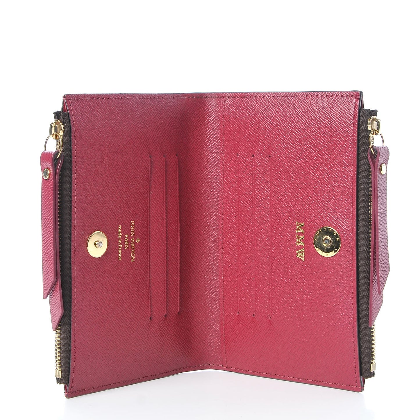 Monogram Adele Compact Wallet Fuchsia