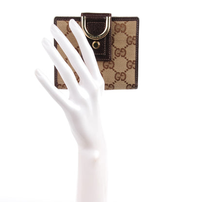 Gucci Monogram Abbey Compact Wallet Dark Brown 2 of 7