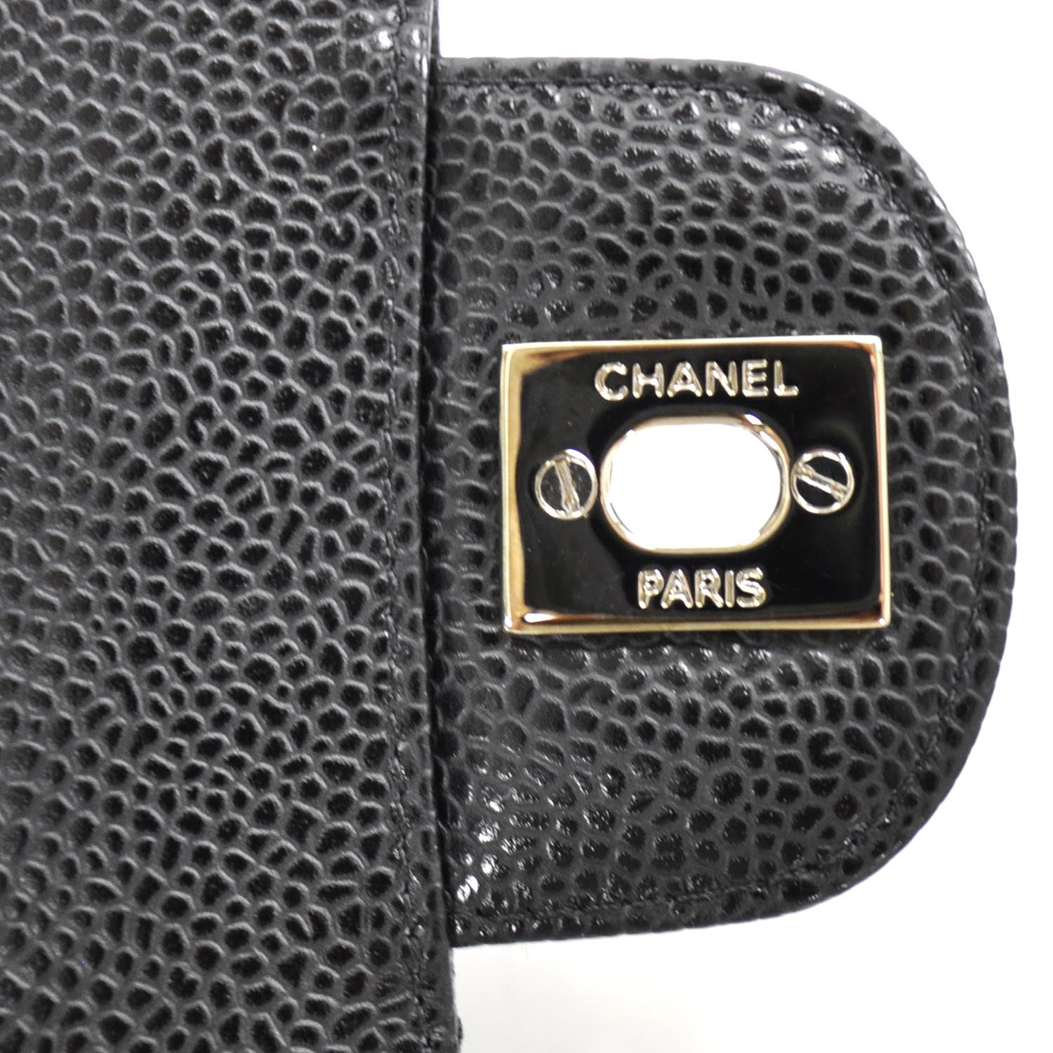 Chanel Caviar East West Flap Black SHW 7 of 8