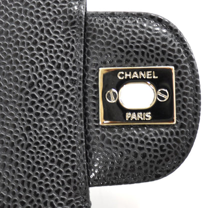 Chanel Caviar East West Flap Black SHW 7 of 8
