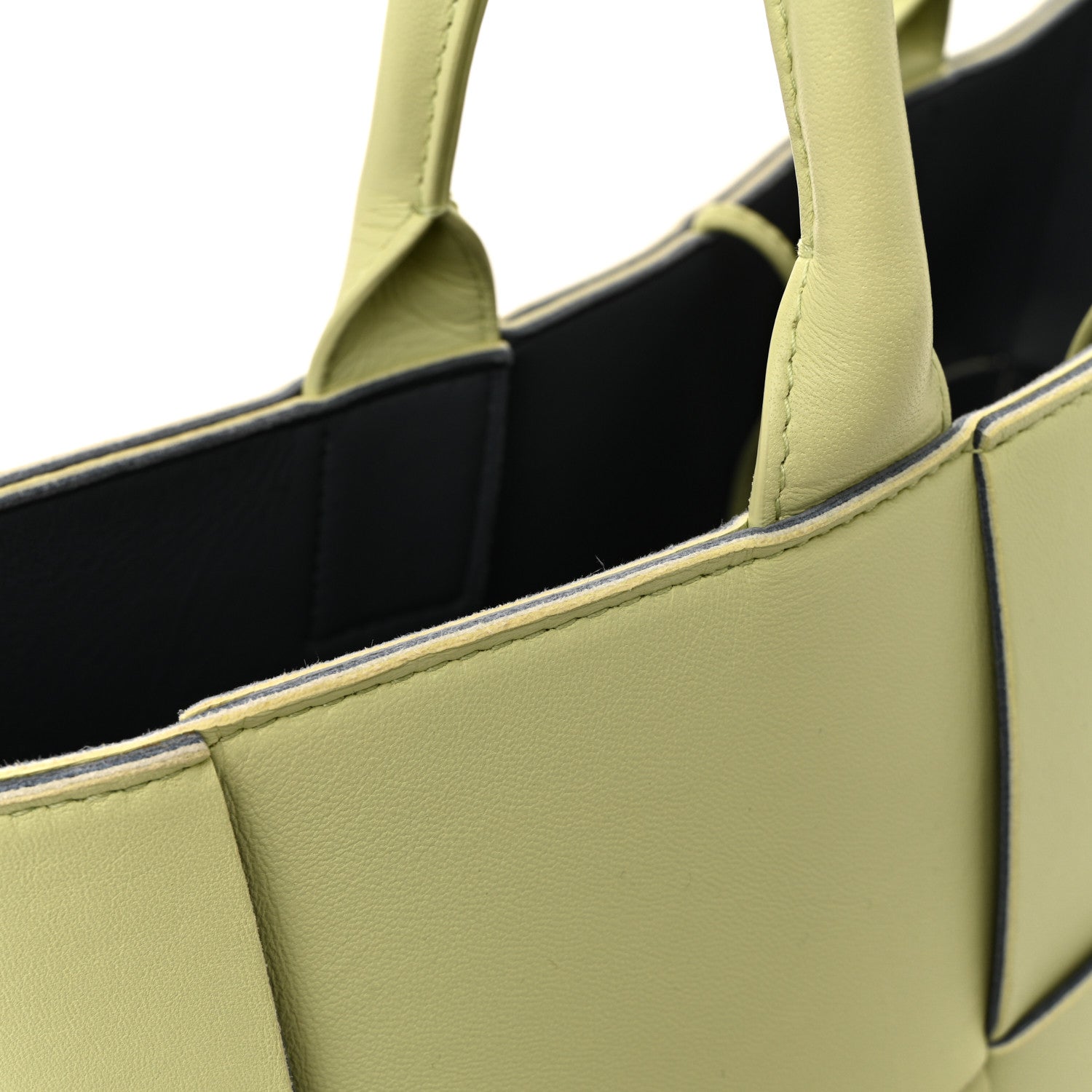 Bottega Veneta Nappa Maxi Intrecciato Small Arco Tote Lemon 12 of 15