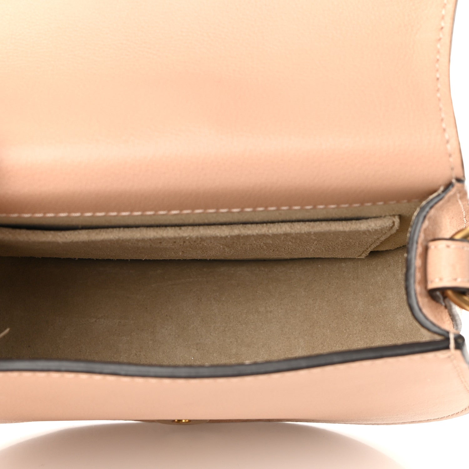 Chloe Calfskin Suede Small Nile Bracelet Bag Biscotti Beige 5 of 9