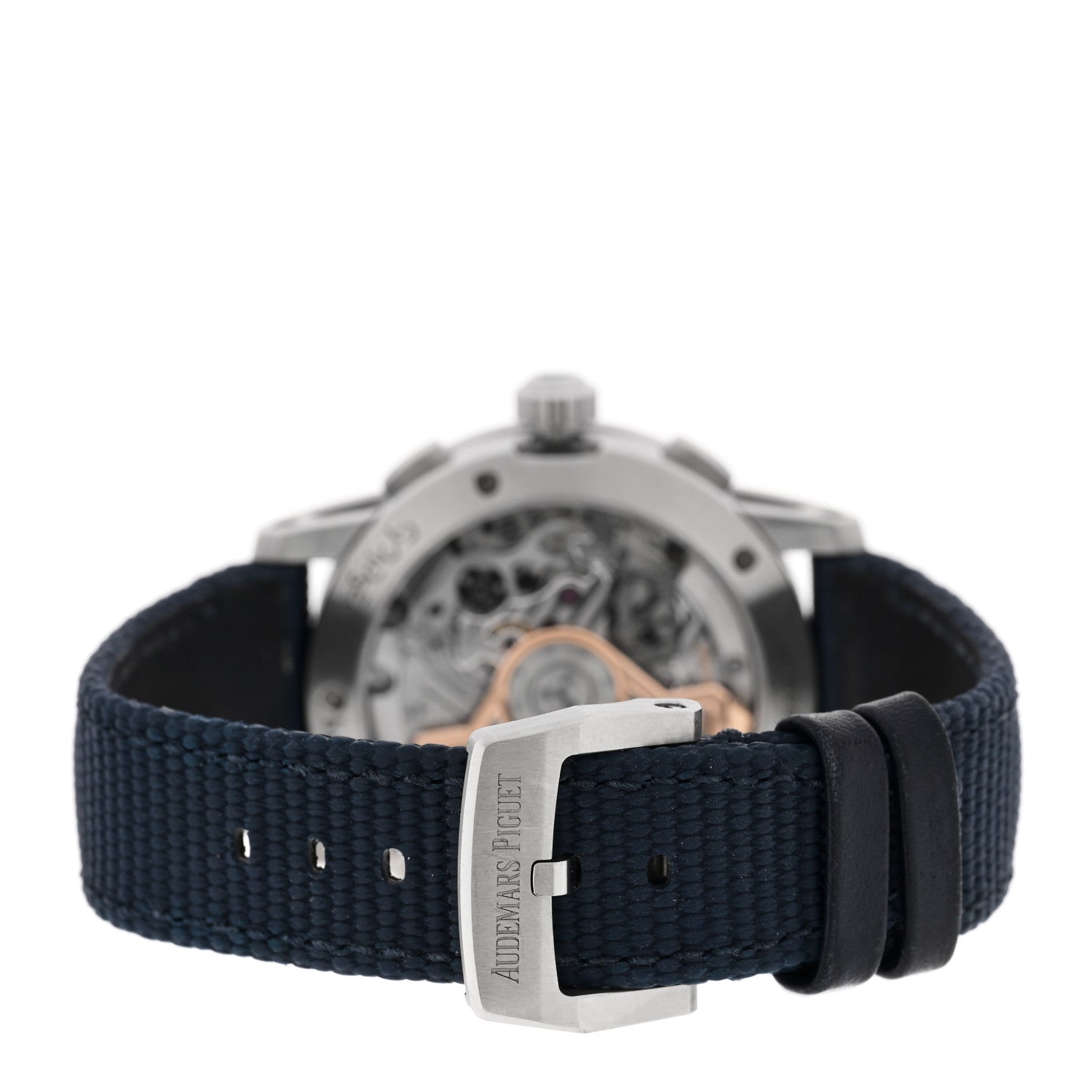 Audemars Piguet Stainless Steel Fabric 41mm Code 11.59 Automatic Watch Blue 26393ST.OO.A348KB.01 3 of 5