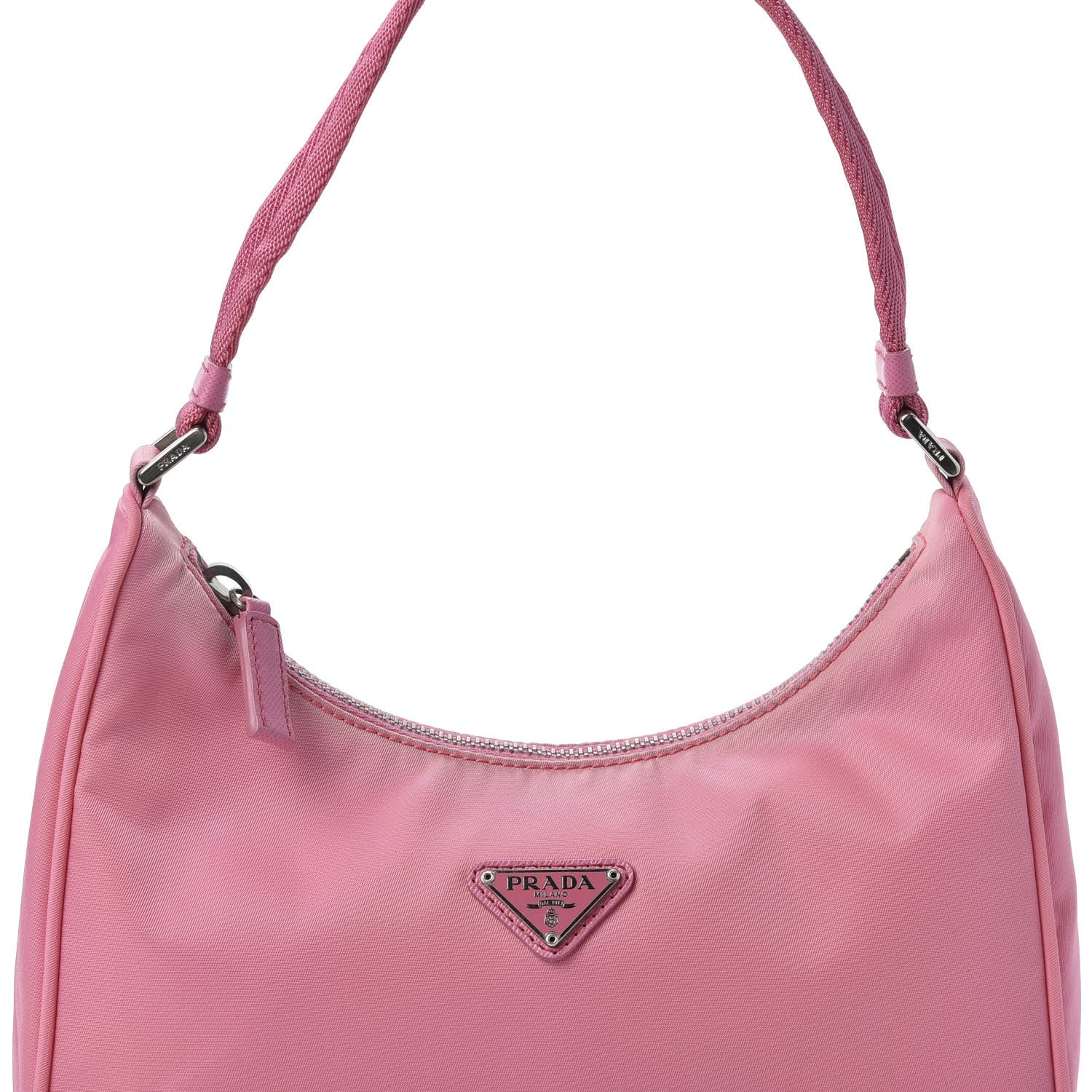 Prada Tessuto Nylon Sport Shoulder Bag Begonia 9 of 9