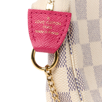 Louis Vuitton Damier Azur 2017 Christmas Animation Mini Pochette Accessories 7 of 10