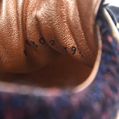 Chanel Tweed Patent Runway Sneakers Gold 8 of 9
