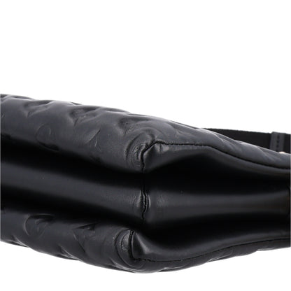 Louis Vuitton Lambskin Embossed Monogram Coussin PM Black 3 of 11