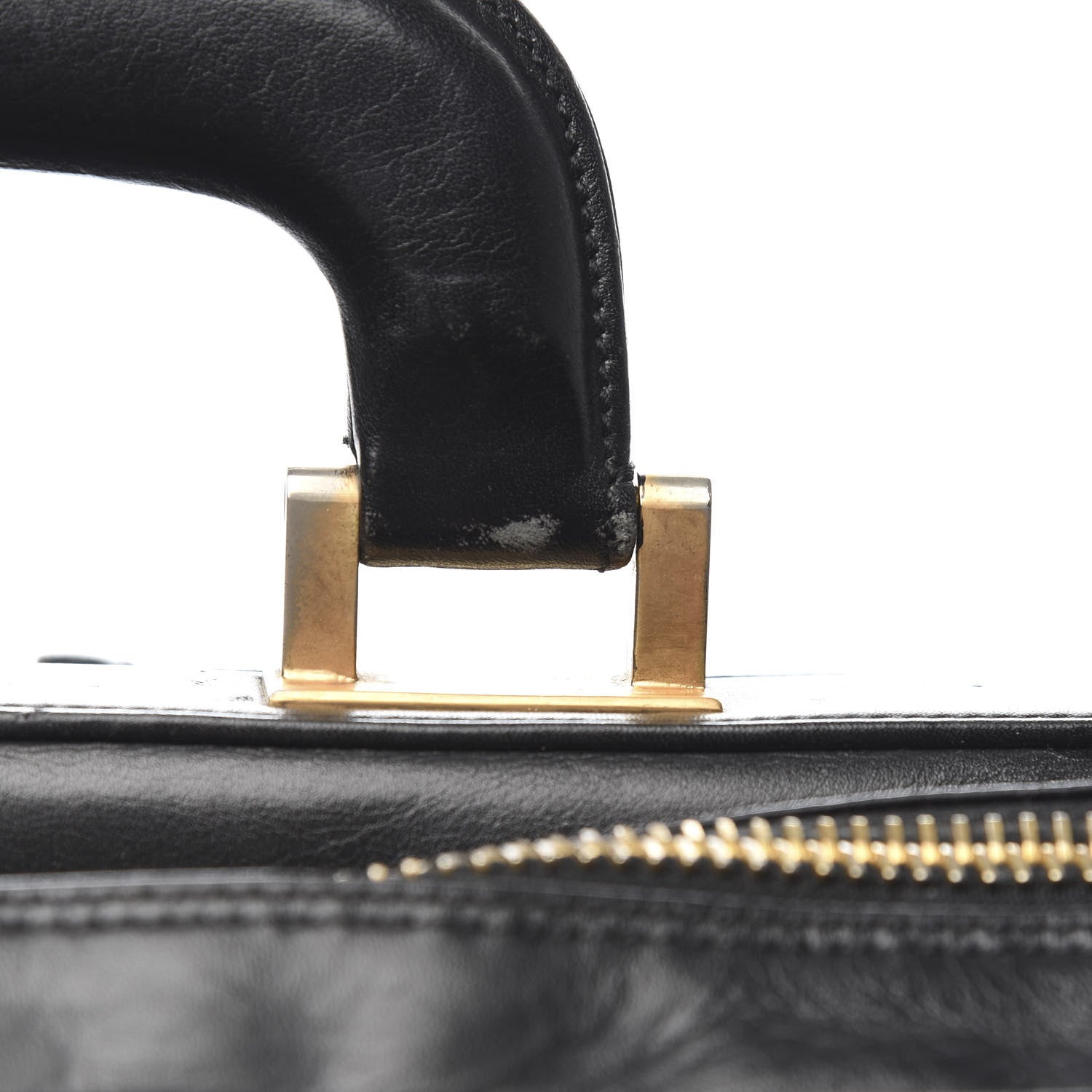 Chanel Lambskin Stitched Suitcase Travel Bag Black 16 of 16