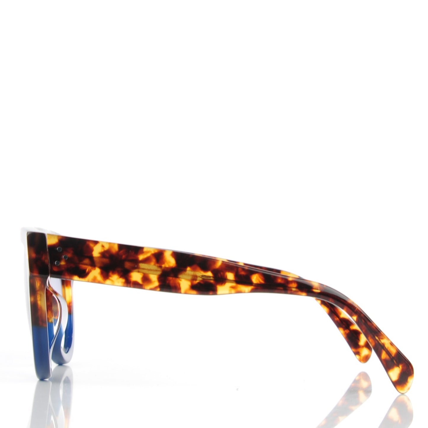 Acetate Shadow Sunglasses CL 41026/S Tortoise Havana Blue