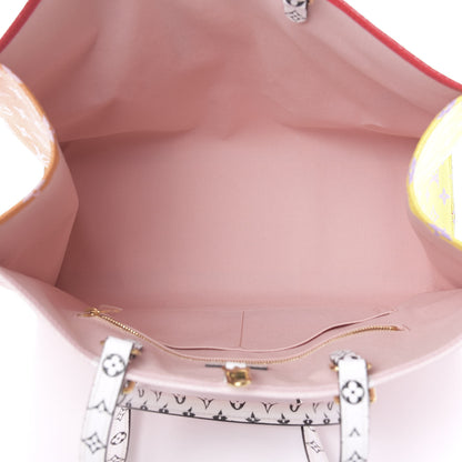 Louis Vuitton Monogram Giant Onthego GM Rouge Rose 5 of 11