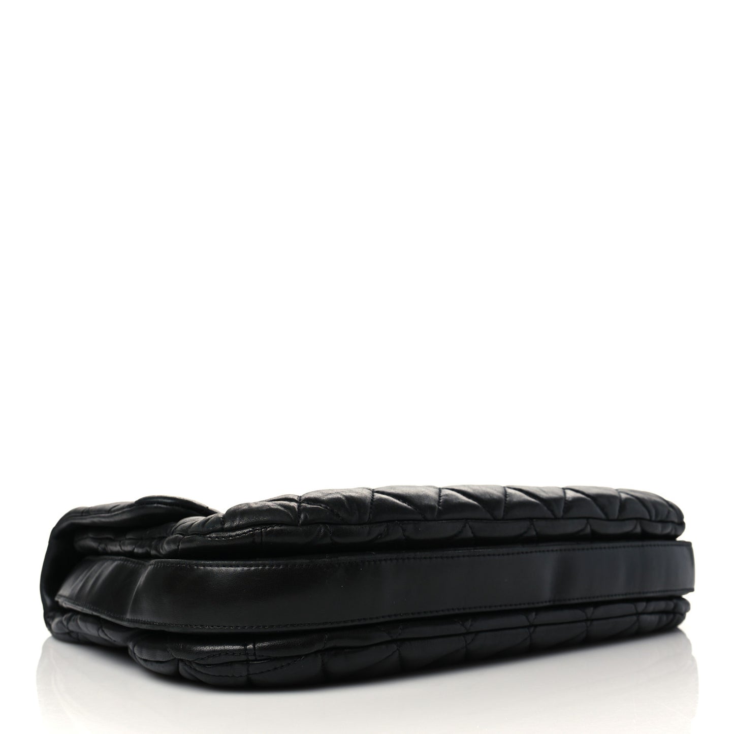 Lambskin Quilted Chanel 3 Maxi Flap Bag Black