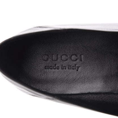 Gucci Goatskin Tiger Embroidered Mens Horsebit Loafers 9 Black 8 of 11
