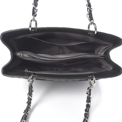 Chanel Caviar Quilted Grand Shopping Tote GST Grey 5 of 10