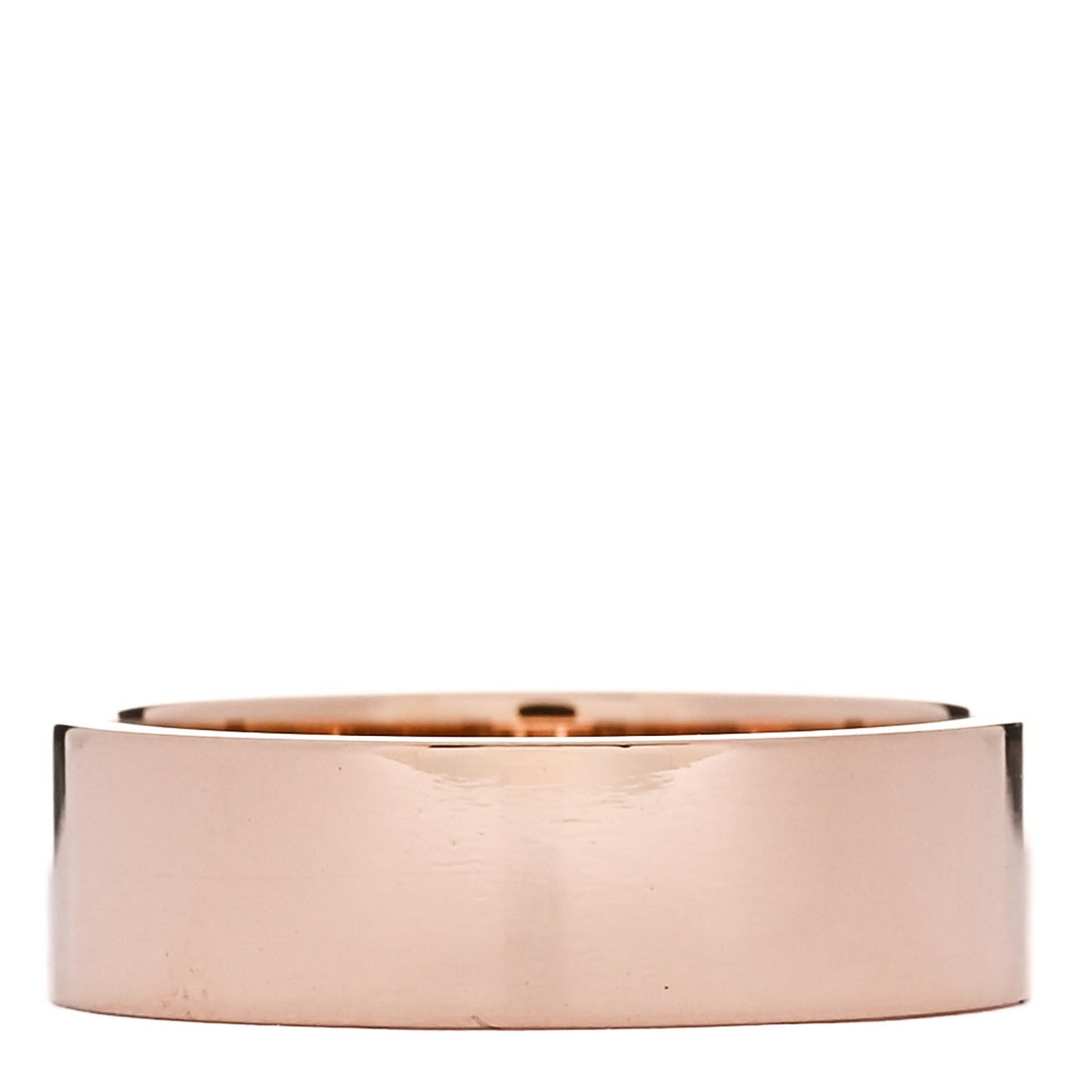 18K Rose Gold Diamond PM H D'Ancre Ring 53 6.5