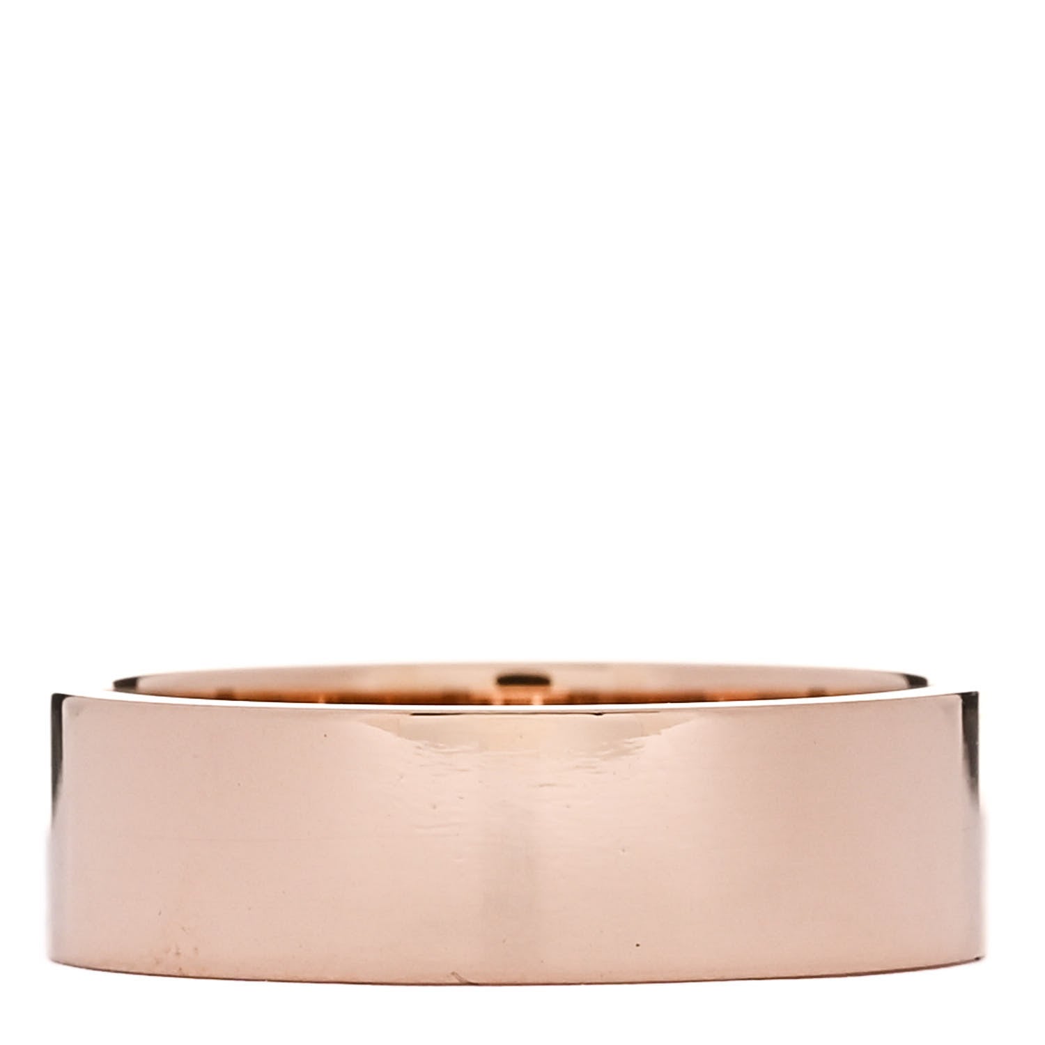 Hermes 18K Rose Gold Diamond PM H D'Ancre Ring 53 6.5 3 of 5