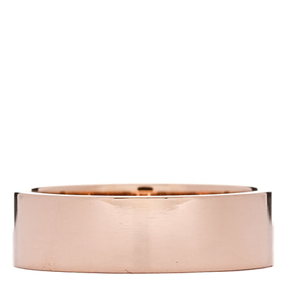 Hermes 18K Rose Gold Diamond PM H D'Ancre Ring 53 6.5 3 of 5