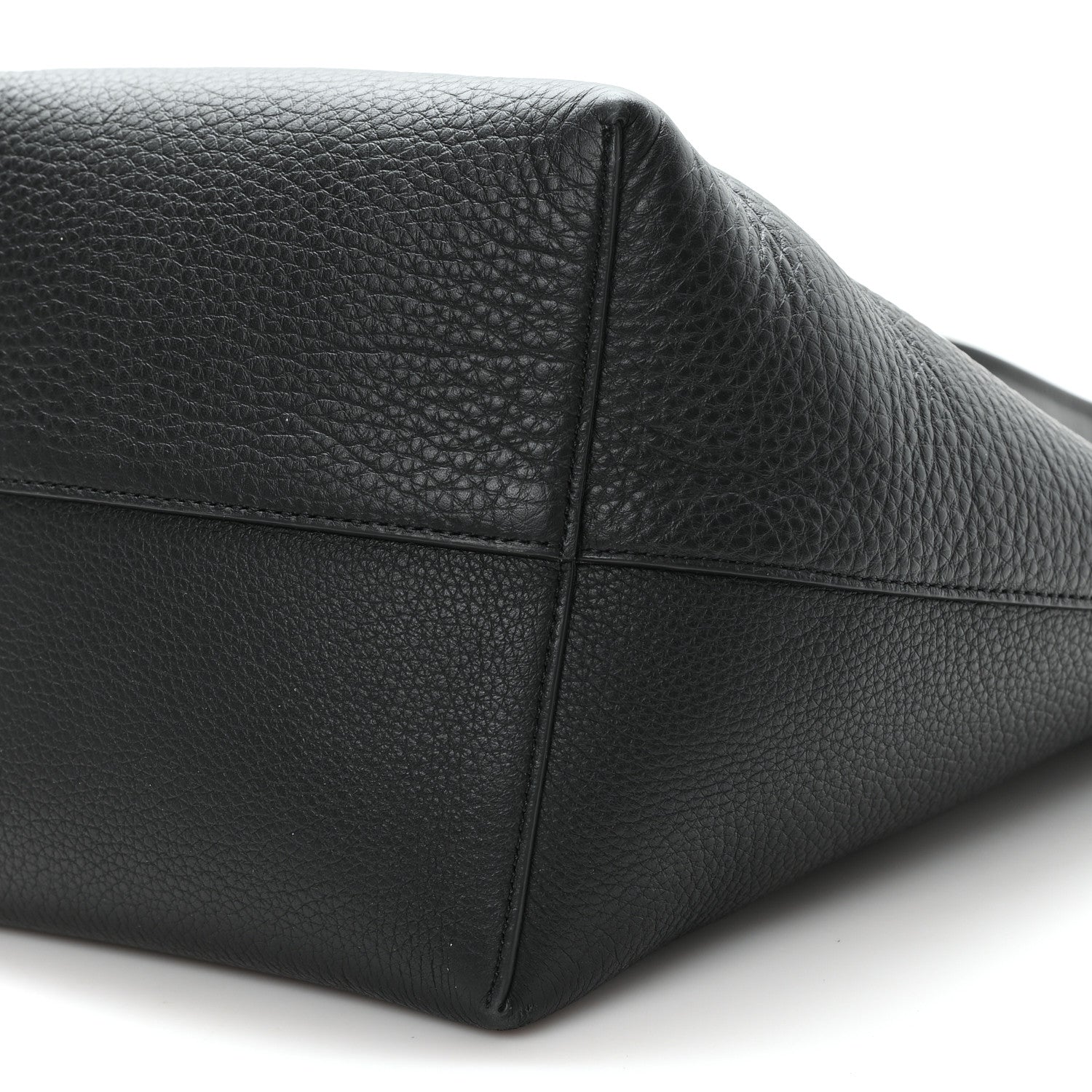 The Row Grained Calfskin Medium N/S Park Tote Black 9 of 9