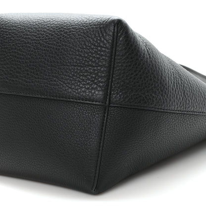 The Row Grained Calfskin Medium N/S Park Tote Black 9 of 9