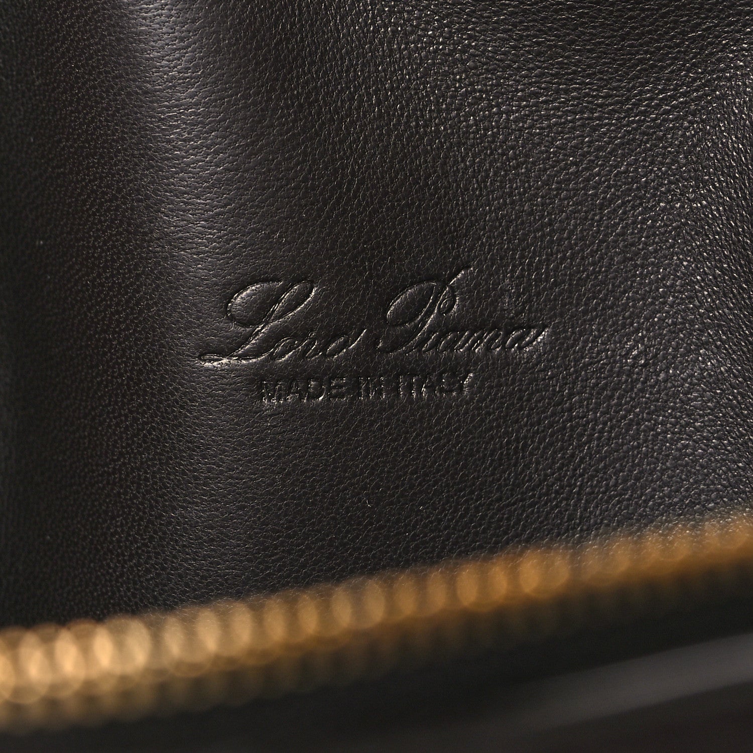 Loro Piana Ostrich L19 Extra Pocket Pouch Chocolate 6 of 10