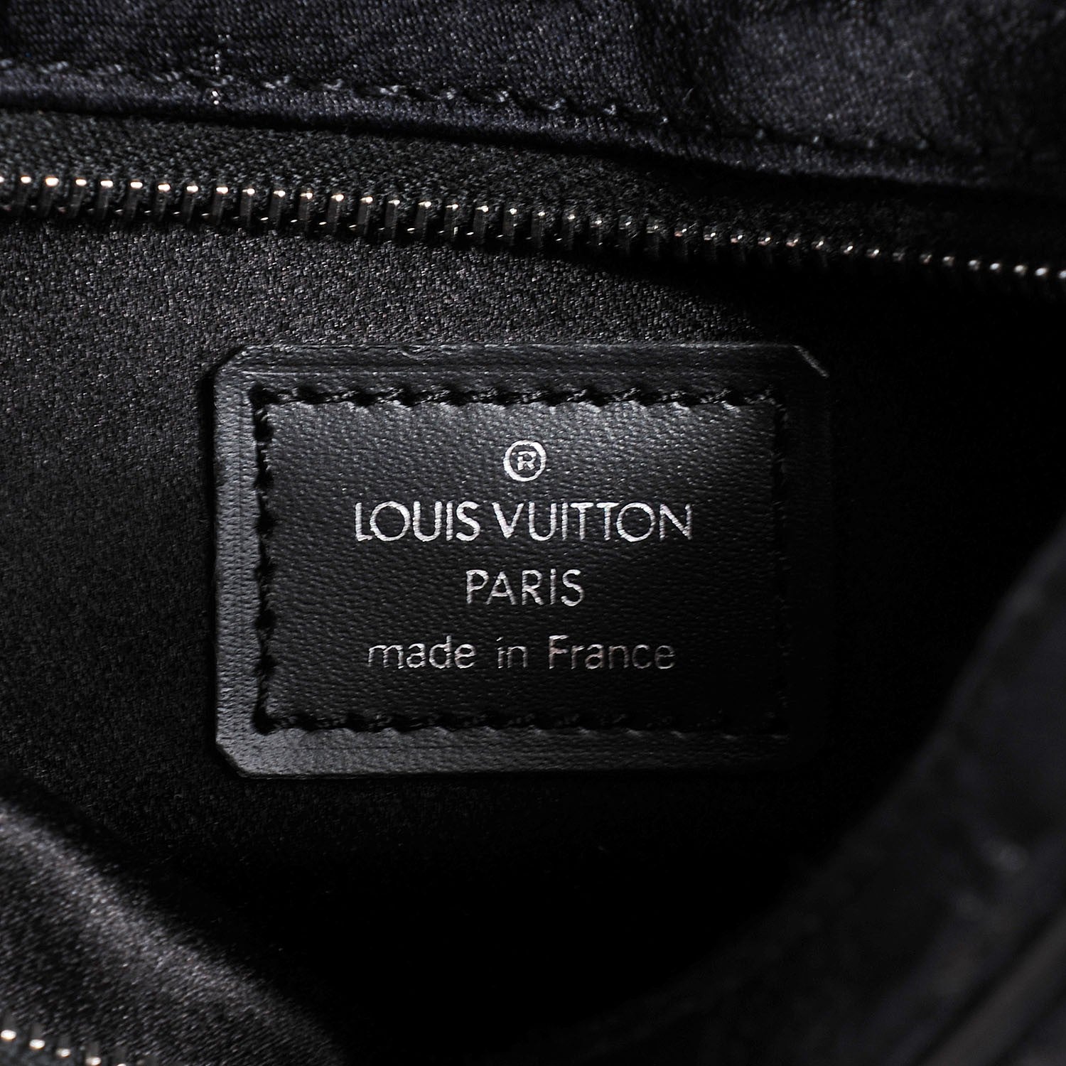 Louis Vuitton Satin Monogram Little Boulogne Black 6 of 7