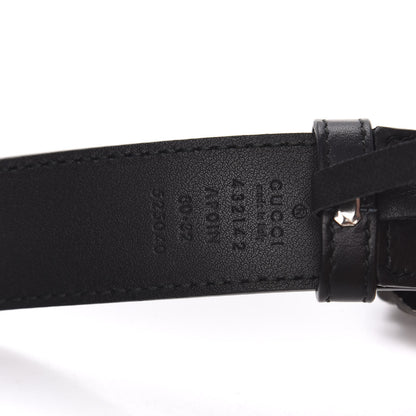Gucci Moon Calfskin Crystal Dionysus 30mm Belt 80 32 Black Black Diamond 5 of 5
