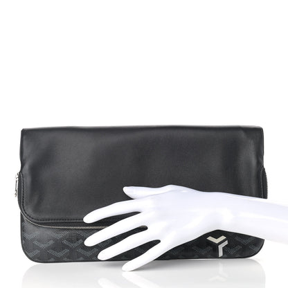 Goyard Goyardine Sainte Marie Soft Clutch Black 3 of 8