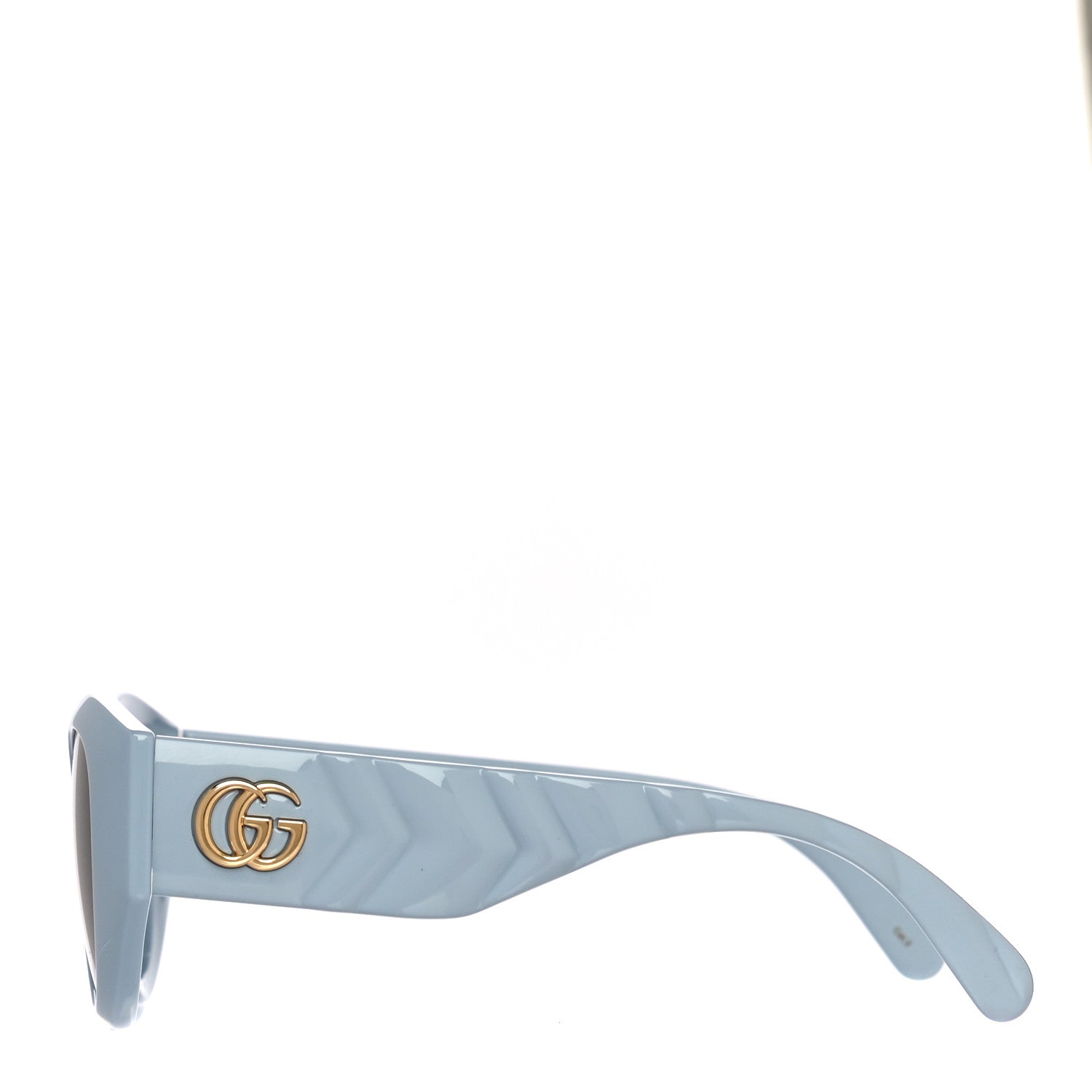 Gucci Acetate GG Cat Eye Sunglasses GG0809S Blue 2 of 8