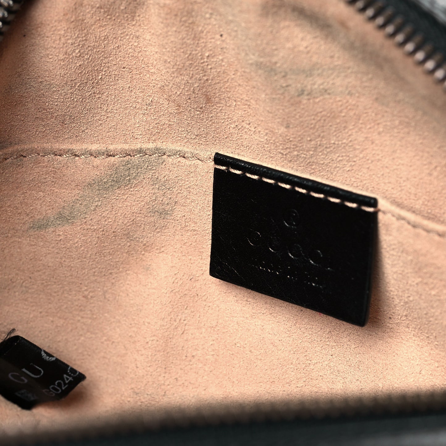 Calfskin Matelasse GG Marmont Belt Bag 85 34 Black