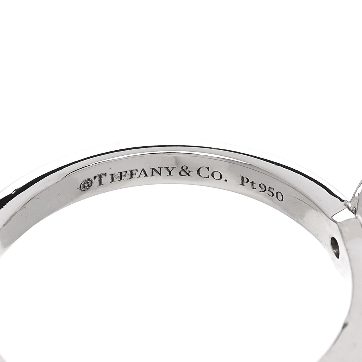 Tiffany Platinum Diamond 1.02ct Solitaire Engagement Ring 51 5.75 5 of 6
