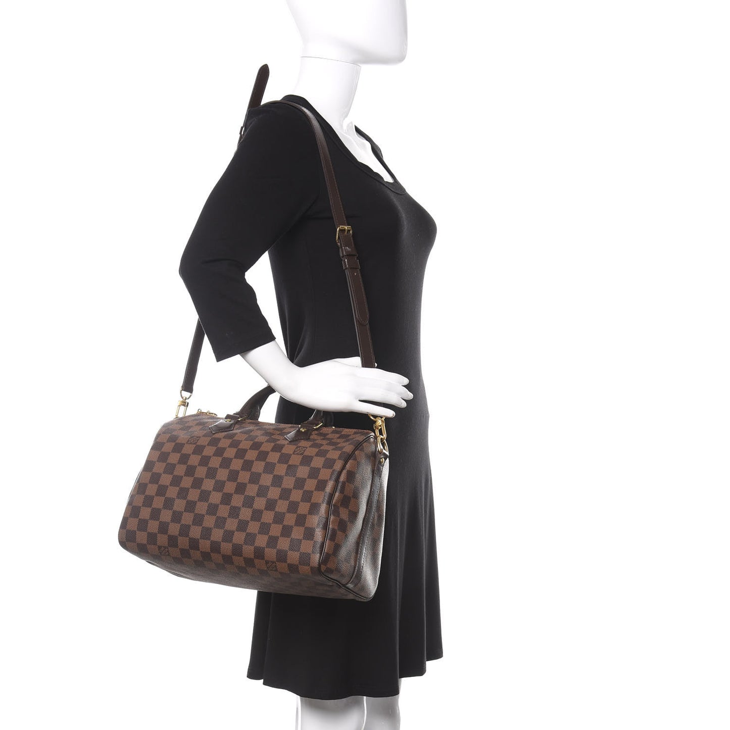Damier Ebene Speedy Bandouliere 30