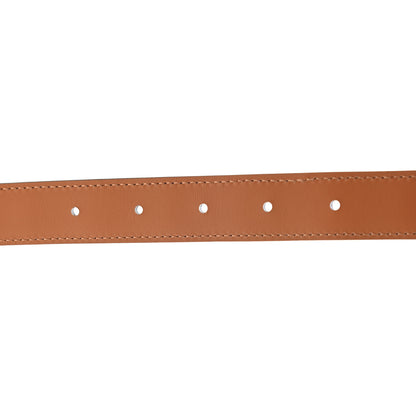 Hermes Shiny Porosus Crocodile Rivale Belt 80 Bleu Electrique 5 of 5