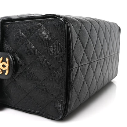 Chanel Caviar Quilted Medium Chanel 25 Handbag Black 10 of 12