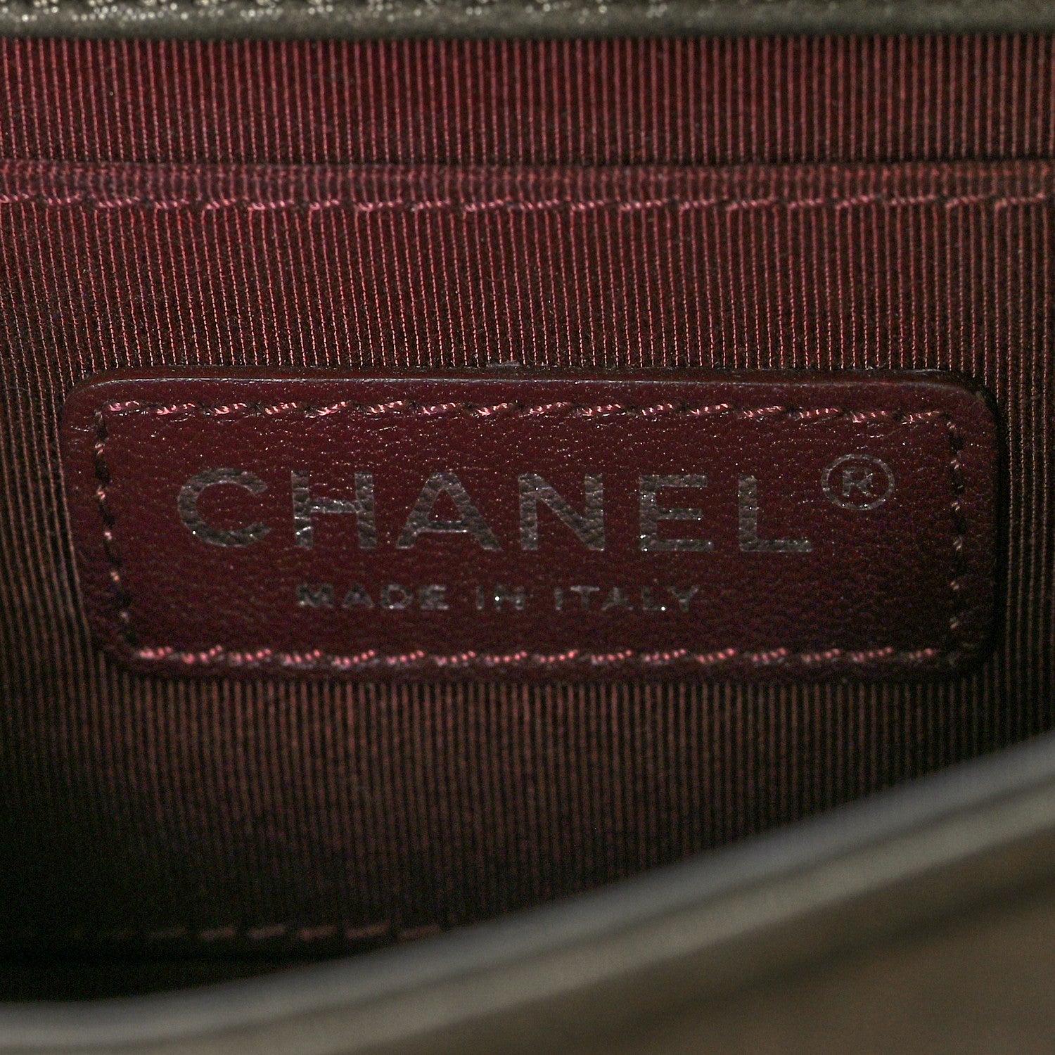 Chanel Iridescent Calfskin Marble Plexiglass Boy Brick Flap Dark Khaki 5 of 12