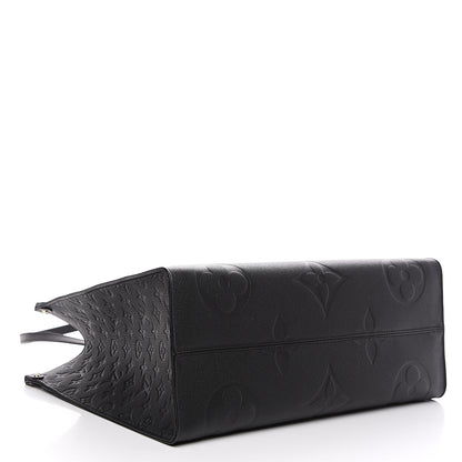 Louis Vuitton Empreinte Monogram Giant Onthego GM Black 3 of 8