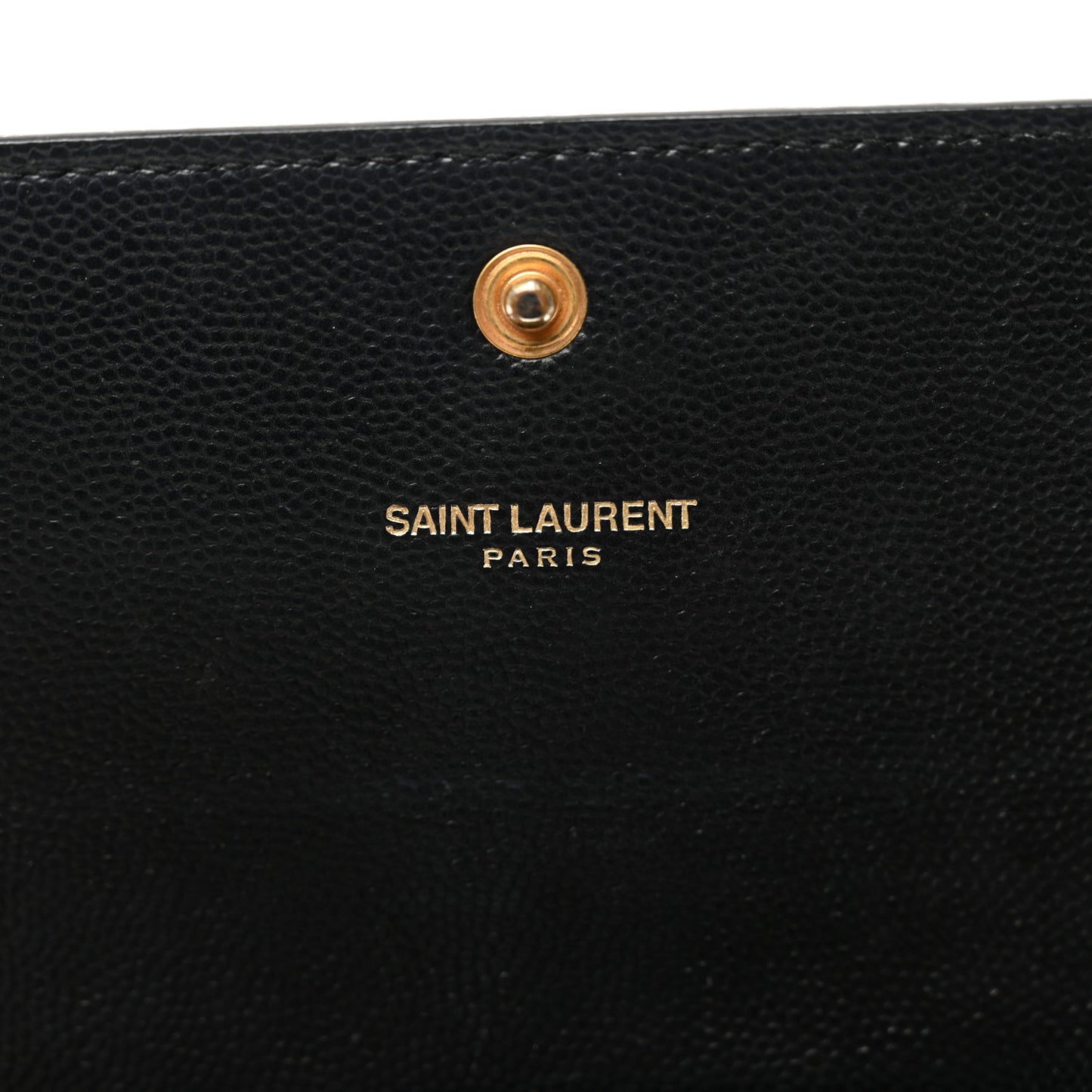 Grain De Poudre Classic Monogram Cassandre Wallet Black