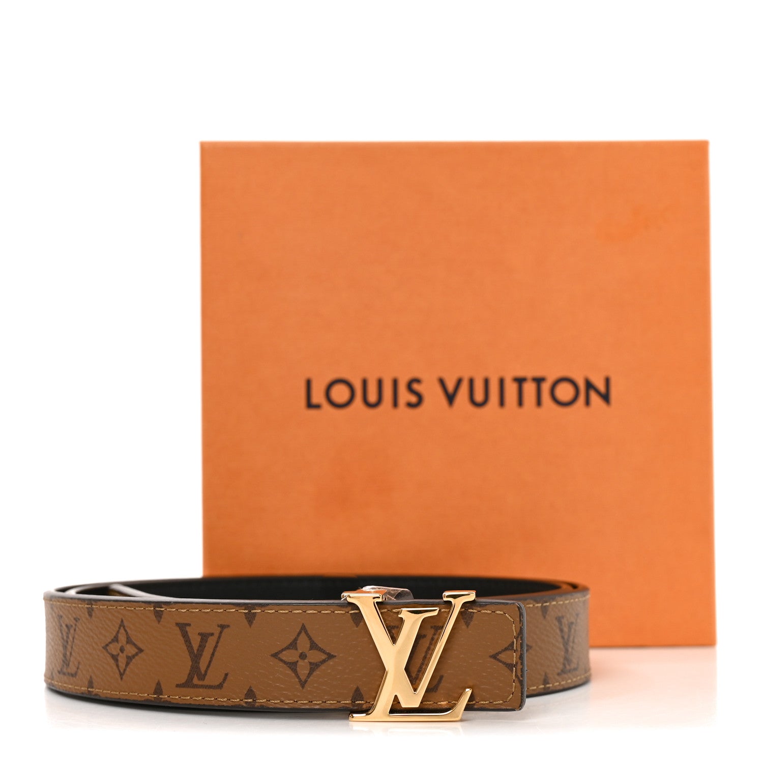 Louis Vuitton Reverse Monogram 35mm LV Initiales Reversible Belt 90 36 Black 6 of 6
