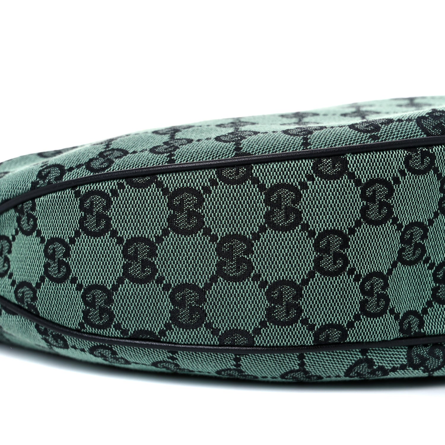 Gucci Monogram Half Moon Hobo Green 8 of 14