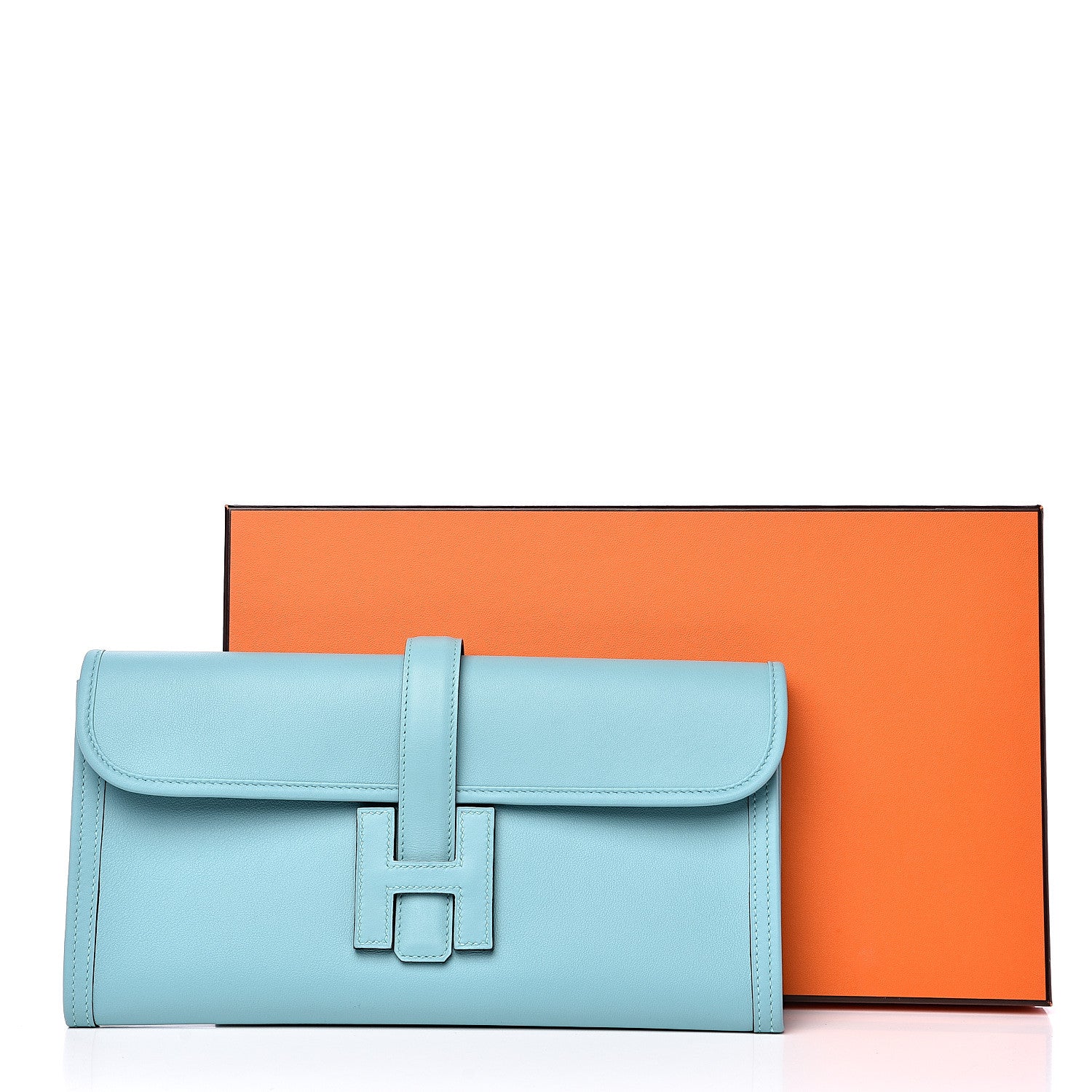 Hermes Swift Jige Elan 29 Clutch Bleu Atoll 7 of 7