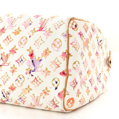 Louis Vuitton Watercolor Aquarelle Speedy 35 White 9 of 11
