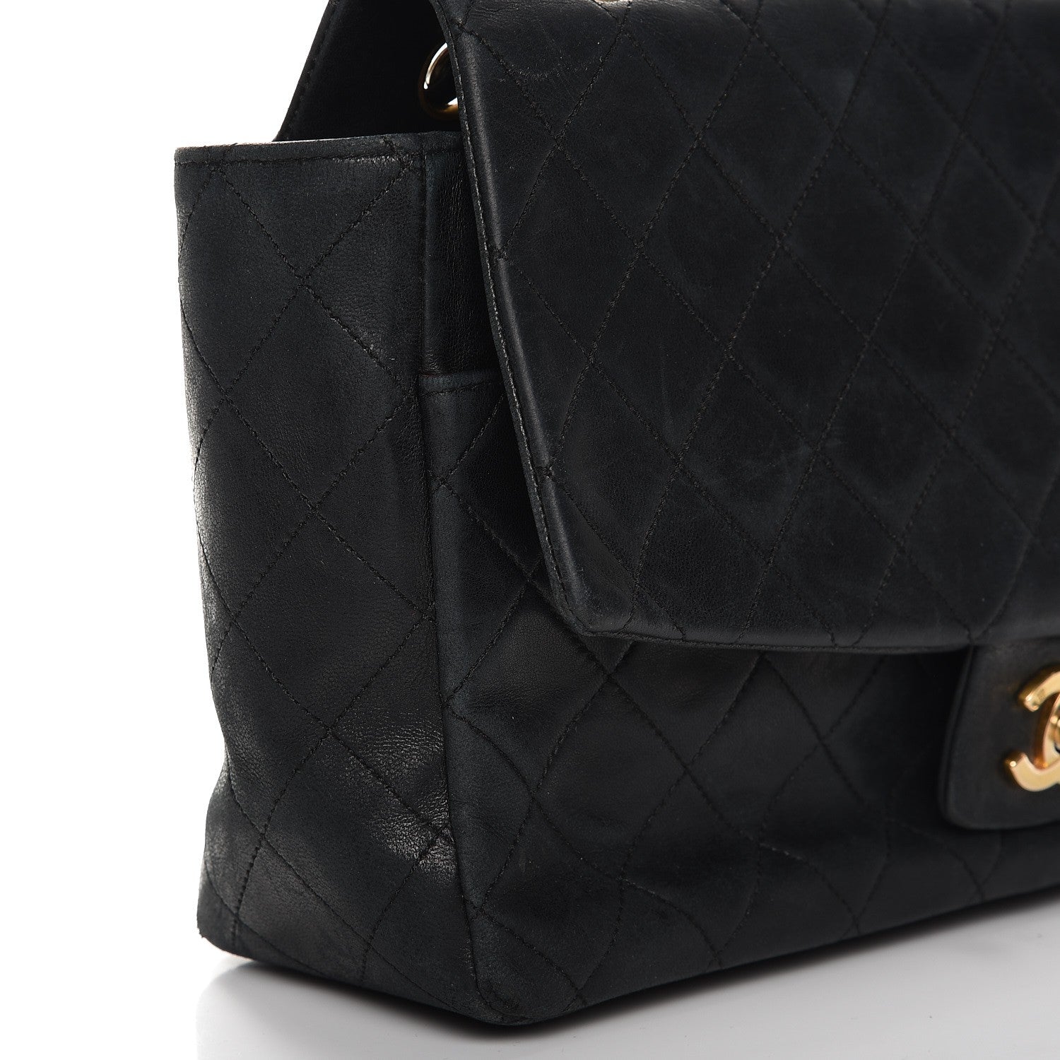 Chanel Lambskin Medium Single Flap Black 13 of 14