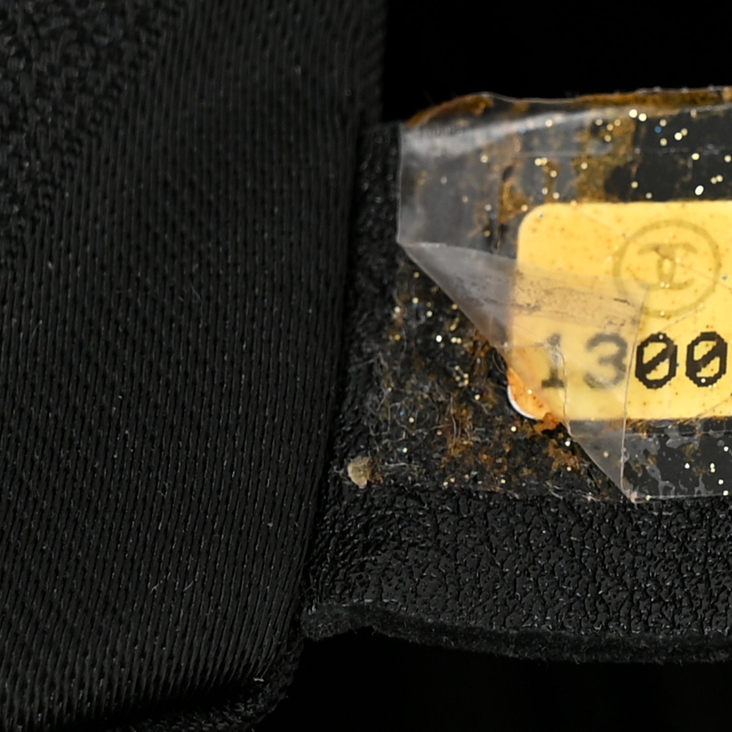 Glazed Calfskin Quilted Tweed Portobello Tote Black Pink