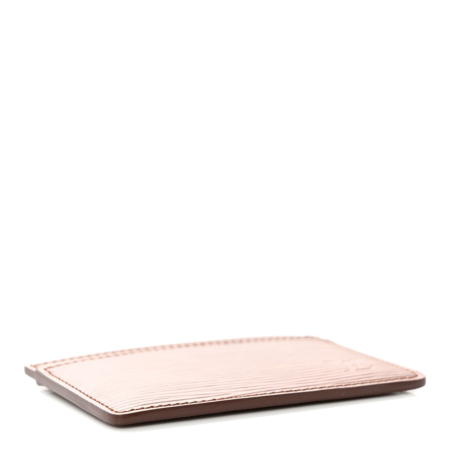 Epi Card Holder Cannelle