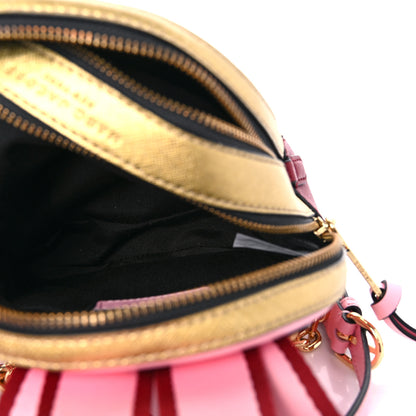 Marc Jacobs Saffiano Mini Snapshot Backpack Pink Multicolor 6 of 13