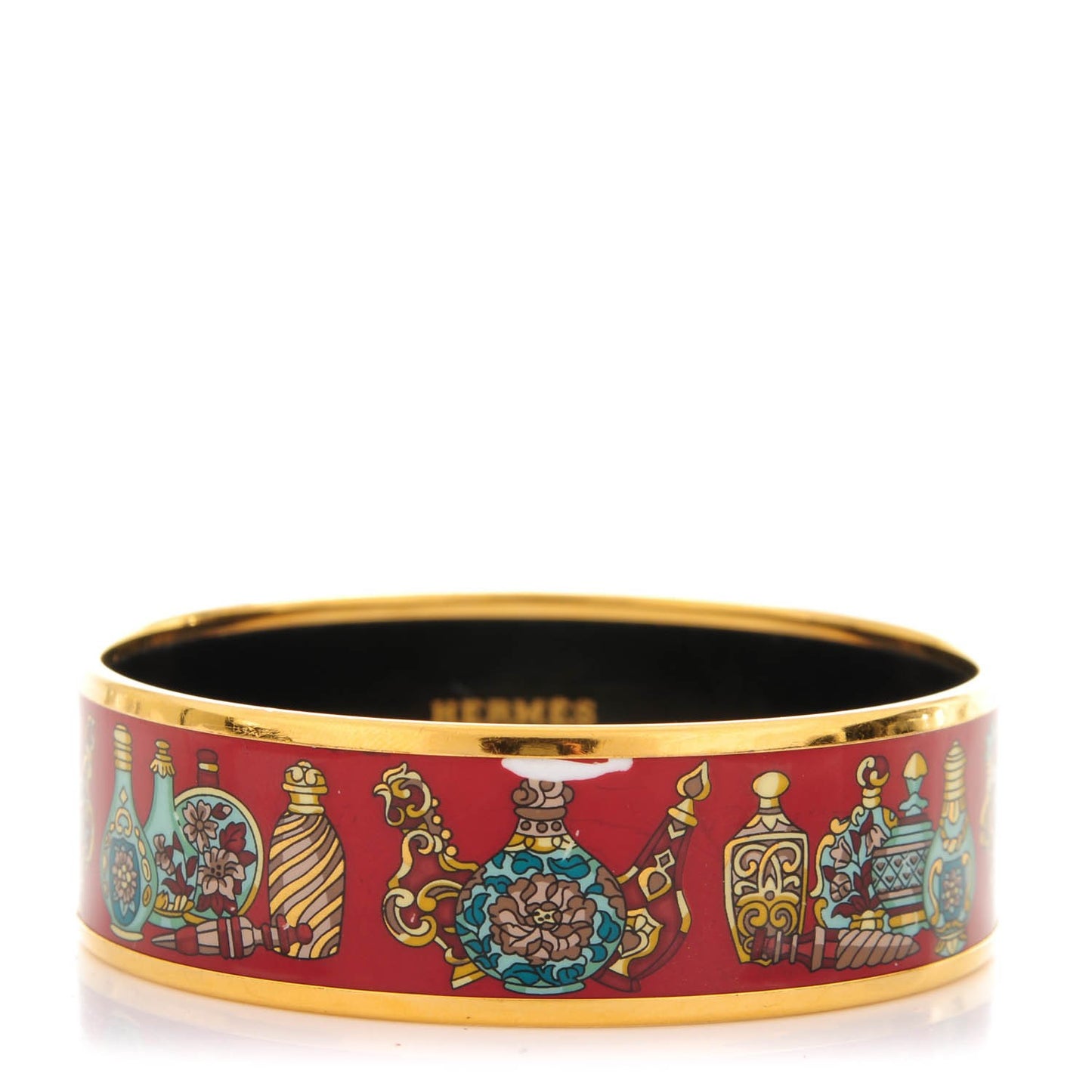 Enamel Printed Wide Flacons Bracelet 65