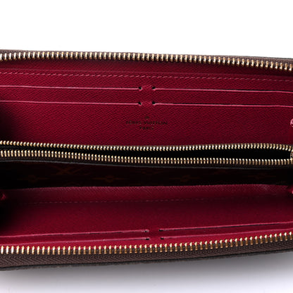 Louis Vuitton Monogram Clemence Wallet Fuchsia 4 of 4
