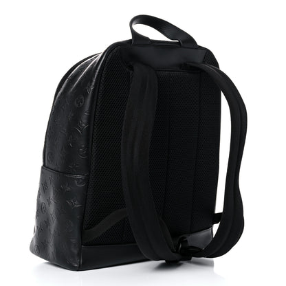 Louis Vuitton Calfskin Monogram Shadow Racer Backpack Black 3 of 13
