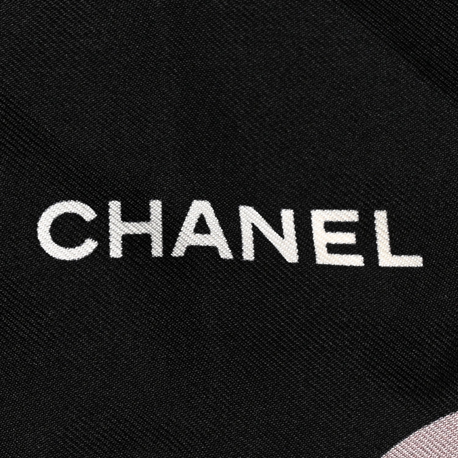 Chanel Silk CC Logo Square Scarf Multicolor 2 of 3