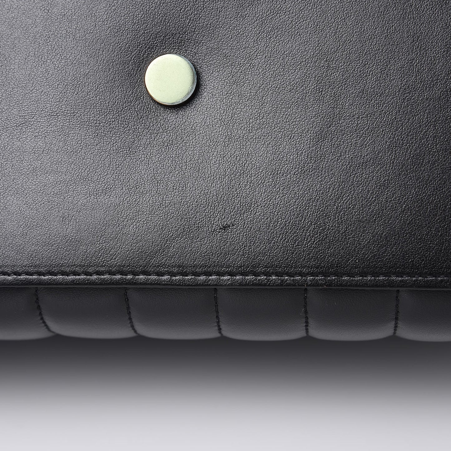 Calfskin Y Quilted Monogram Large Loulou Chain Satchel Black